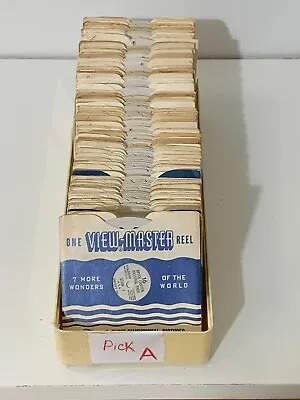 Vintage  Single View Master Reels - Your Choice- Pick A # 0-400 • $5.38
