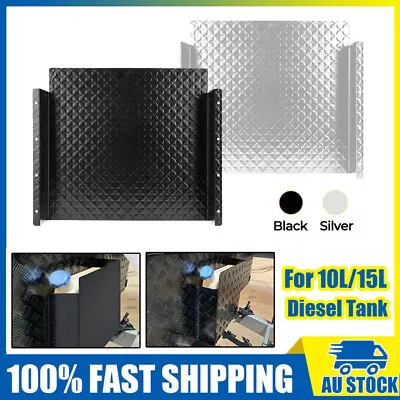 Caravan Diesel Heater Tank Cover For 10L 15L Fuel Tank Black/Silver OZ • $55.95
