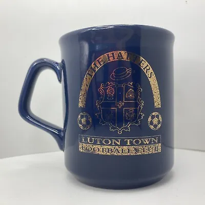 £19.95 • Buy Vintage The Hatters Luton Town Football Club Dark Blue Ceramic Mug England Tams