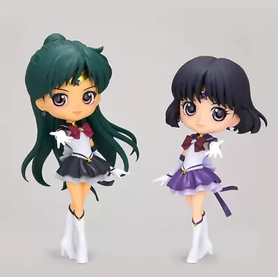 Q Posket Sailor Moon Saturn & Pluto Figures Set Of 2 Character Goods From Japan • $76.81