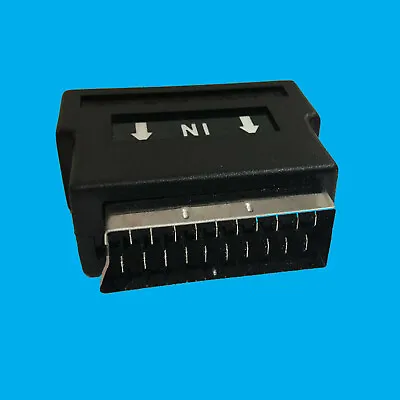 £2.99 • Buy RCA Composite Phono/S-Video To SCART Converter Adaptor Adapter SVHS AV TV Audio