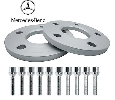 Mercedes Benz Front Hub Wheel Spacers Kit 5x112 12mm Thick W203 W209 W210 R171 • $77.18