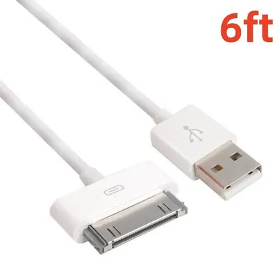 6ft 30 Pin USB Charging Data/Sync Cable Cord For IPad 1/2/3 IPod Nano 1-6 • $2.99