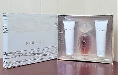 3pc Set Sirene Vicky Tiel  3.3oz Edp + 3.3oz B.lotion + 3.3oz S.gel Women Femme • $52.70