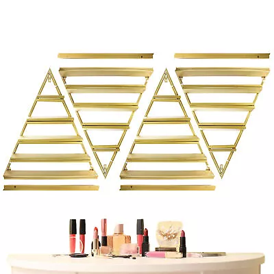 5 Tier Wall Mounted Nail Polish Rack Metal Organizer Display Shelf Holder Stand • $106.14