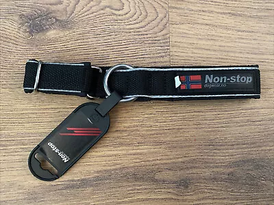 Non-Stop Polar Dog Collar. Size L Black - Perfect For Canicross And Mushing. • £32