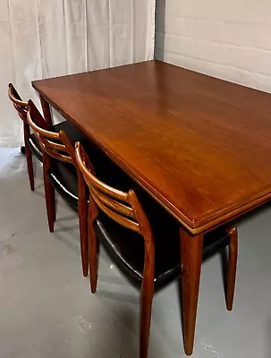Vintage TEAK Danish Ext. Table  (Møller Designs Model 254 ) & Chairs (Mod. 78) • $7000