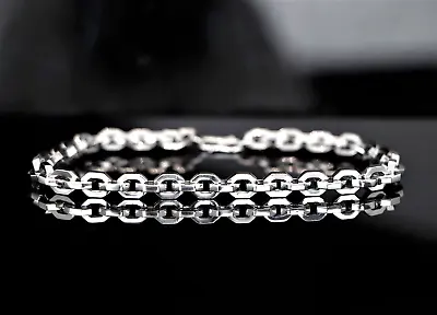 $4850 New Men's PT950 Platinum Chain Octagon Interlock Link Bracelet 9  • $2150