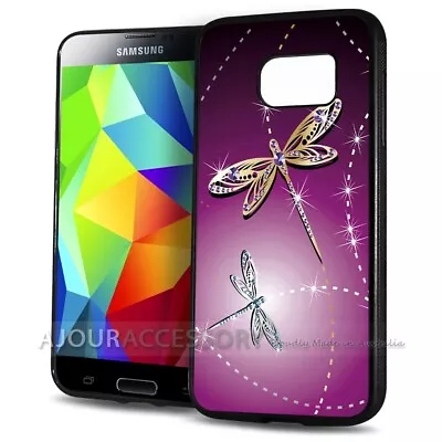 ( For Samsung S8 Plus / S8+ ) Back Case Cover AJ10629 Bling Dragonfly • $9.99