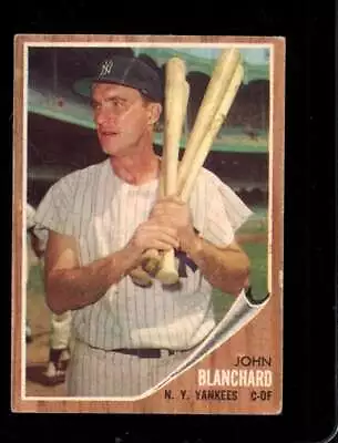 1962 Topps #93 John Blanchard Good+ Yankees *ny11610 • $2.51