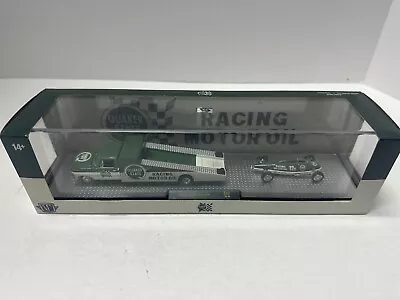 M2 Machines Auto Hauler S42 1969 Ford F-250 And Belly Tanker Quaker State Oil • $28