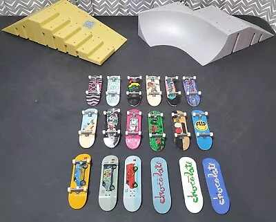 Tech Deck 20 Pcs~Ramps And Skate Park~ 18 Skateboards~**Read Description** • $49.95