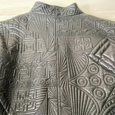Versace Leather Jacket Sheepskin Vintage  Men's Jacket  Used From Japan • $1518