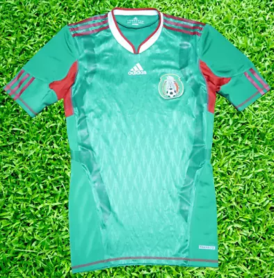 Mexico Soccer Jersey Football Shirt 100% Authentic Techfit M World Cup 2010 Home • $99.99