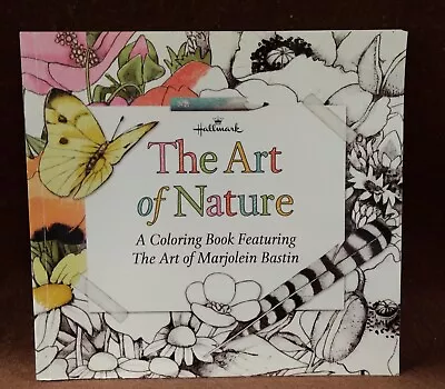 Hallmark 'The Art Of Nature' By Marjolein Bastin Adult Coloring Book - Used • $19.99