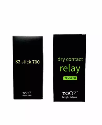 Z-wave Zooz 700 Series Set Pack Stick + Relay Great For DIY Smar Home Automation • £79.98