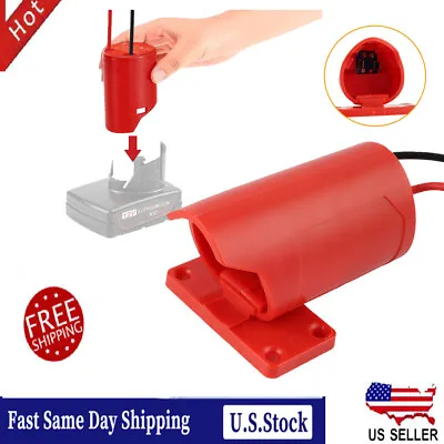 $9.92 • Buy Battery Adapter For Milwaukee 12V M12 Gauge Robotic Red New Dock Power Connector
