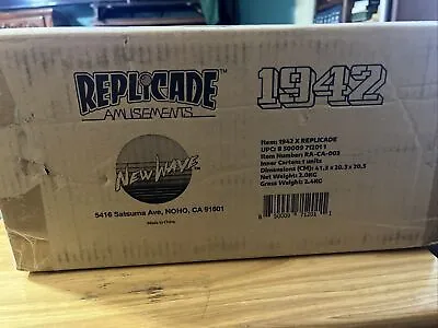 Replicade Amusements 1942 New Wave Toys Arcade Cabinet 1/6th Scale Unopened Box • $149.99