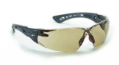£10.03 • Buy Bolle RUSH+ Safety Glasses - RUSHPTWI - UV Eye Protection - Twilight Anti Fog