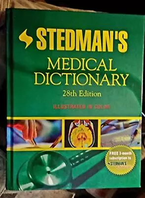 Stedman's Medical Dictionary • $7.97