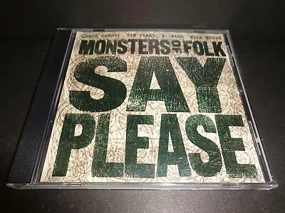 SAY PLEASE By MONSTERS OF FOLK-Rare Collectible Promotional Single-Folk Rock CD • $18.99