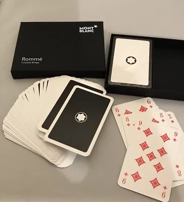 Mont Blanc Playing Cards Set Of 2 In A Box • $110