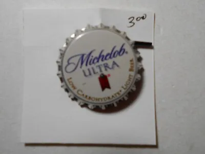 Bottle Cap Beer Pin - Michelob Ultra • $3