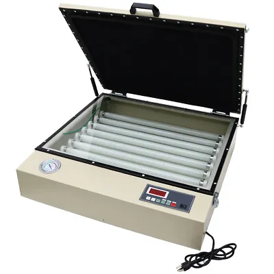 Vacuum Exposure Unit Screen Printing Plate Burnning Machine  UV Light 20”x24  • $572.46