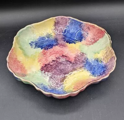 H&K Tunstall Bowl Multicolour Small Serving Dish Made In England Good Condition • $25.31