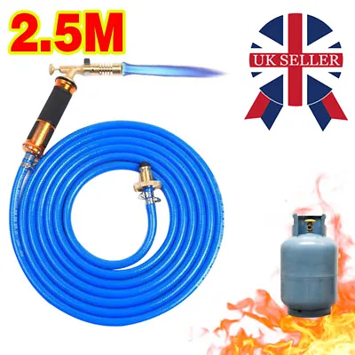 £12.58 • Buy Gas Plumbing Turbo Burner Blow Torch Hose Propane For Soldering Brazing Welding
