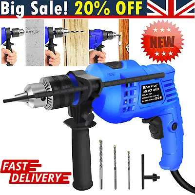 Hammer Drill 850W Electric Corded Drill Powerful Variable Speed Impact Drill • £20.36