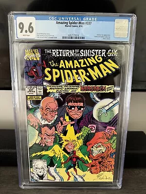 Amazing Spider-man #337 | Cgc 9.6 | Sinister Six Appearance | Erik Larsen • $49.99