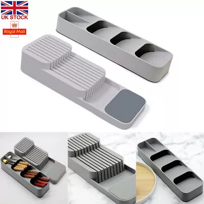 £10.99 • Buy Cutlery Storage Tray Knife Block Holder Spoon Fork Organizer Container Tableware