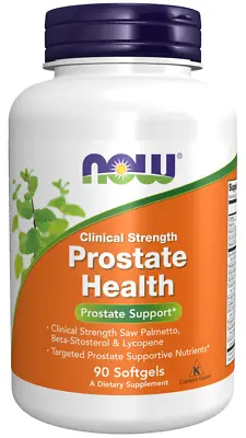 Now Foods Clinical Strength Prostate Health 90gels Kosher Quercetin/Trans-Resver • $26.77