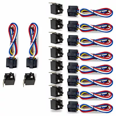 £18.99 • Buy 12V Automotive Changeover Relay 40A 5-Pin SPDT Switching Relays For Car Bike Van
