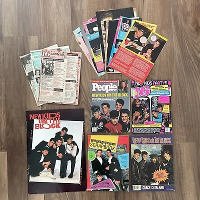 Vintage New Kids On The Block Bop Magazine Posters Lot • $50