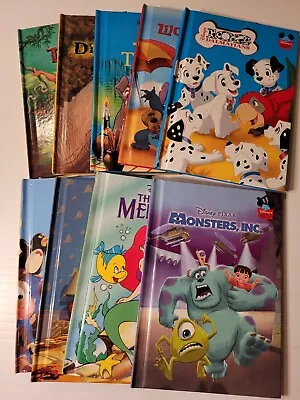 DISNEY Wonderful World Of Reading 9 Books Mermaid Stitch Toy Story Monsters Inc • $7.50