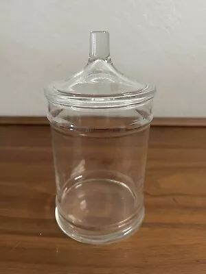 Vintage Apothecary Jar With Lid - Clear Glass  • $9.99