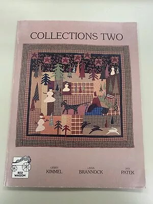 Collections Two Red Wagon Quilt Pattern Book Gerry Kimmel 1991 Vintage Uncut • $18.95