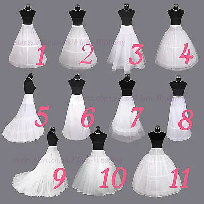 Wedding Petticoat/Bridal Hoop Crinoline/Prom Underskirt/ Skirt WAIST(50-100CM) • £10.79