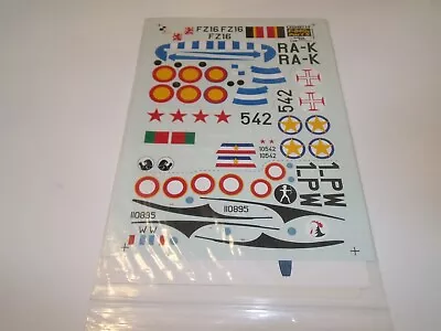 F-84g Foreign  1/48th Scale Decal Free Post On All Additional Decals • $5.34