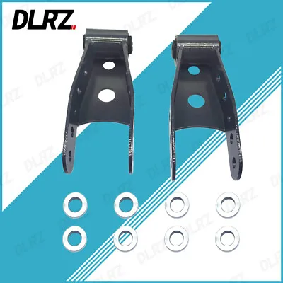 Rear Lowering Drop Shackle Kit 2 -3  Fit For 07-18 Gmc Sierra Chevy Silverado • $35.09