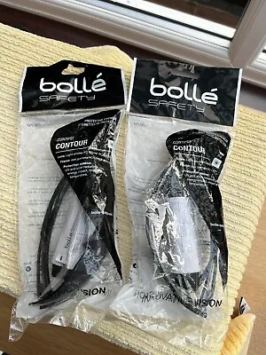 £12 • Buy Bollé Contour Metal CONTMPSF Smoke Glasses Construction Cycling Shooting Diy