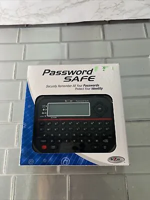 Password Keeper Safe Vault Model 595 Black Backlit LCD Keyboard • $25