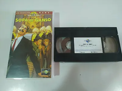 Los Marx Brothers Soup De Goose Groucho Boy Harpo - VHS Tape Spanish • $26.90