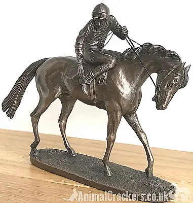 'On Parade' By David Geenty Bronze Ornament Racehorse Figurine Horse Lover Gift • £68.95