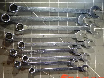 Mac 9 OF 10Pc Metric Long Combination Wrench Set 10MM 18MM 12Pt M CL NO 19MM • $169.99