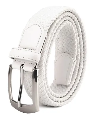 Elastic Fabric Braided BeltEnduring Stretch Woven Belt For Unisex Men/Women/Jun • $9.99