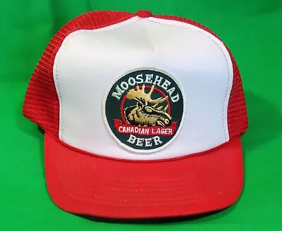 Moosehead Beer Vintage Snapback Hat 1980's Canadian Lager • $15