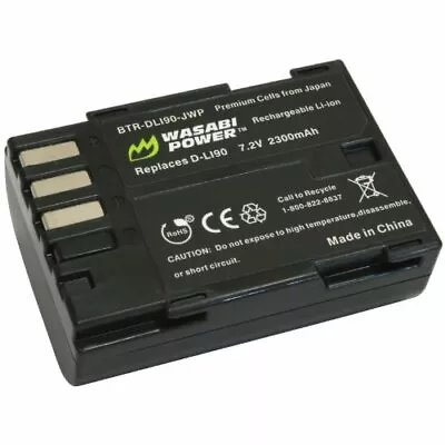 Wasabi Power (2300mAh) Battery For Pentax D-LI90 K-1 K-3 K-5 K-5 II K-5 IIs K-7 • $33.99